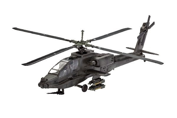 Revell AH-64A Apache i gruppen SPORT, FRITID & HOBBY / Hobby / Plastmodeller / Fly & Helikoptre hos TP E-commerce Nordic AB (A07753)