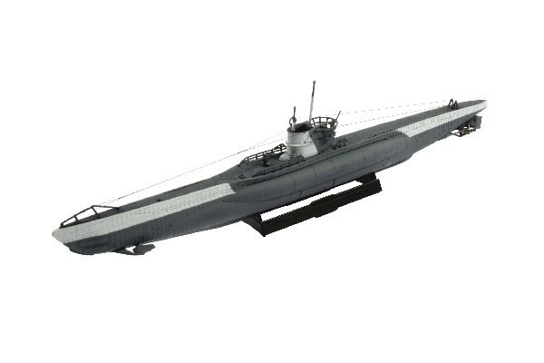 Revell German Submarine Type VII C i gruppen SPORT, FRITID & HOBBY / Hobby / Plastmodeller / Skip hos TP E-commerce Nordic AB (A07763)