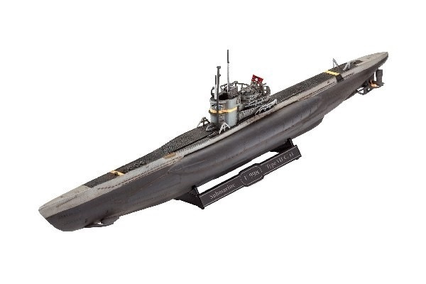 Revell Tysk ubåt type VII C/41 i gruppen SPORT, FRITID & HOBBY / Hobby / Plastmodeller / Skip hos TP E-commerce Nordic AB (A07771)