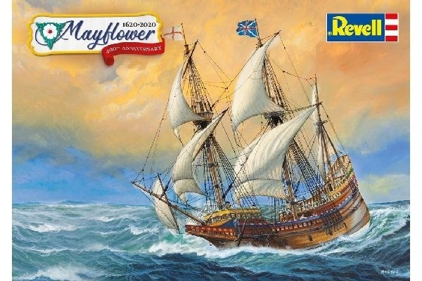 Revell 1:83 Gift Set Mayflower 400th Anniversary i gruppen SPORT, FRITID & HOBBY / Hobby / Plastmodeller / Startsett/Gavesett hos TP E-commerce Nordic AB (A07814)