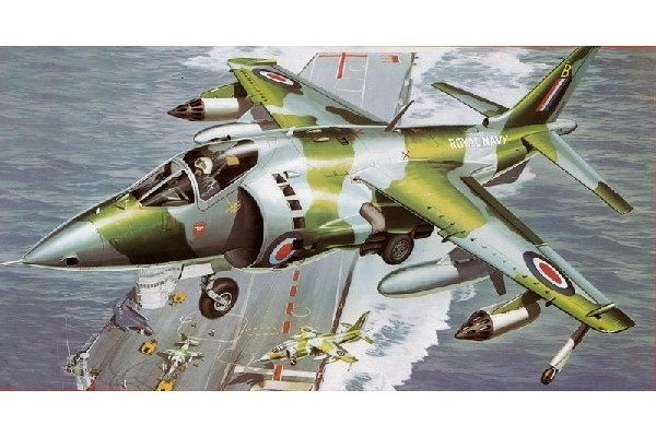 Revell Hawker Harrier GR Mk,1 i gruppen SPORT, FRITID & HOBBY / Hobby / Plastmodeller / Startsett/Gavesett hos TP E-commerce Nordic AB (A07819)