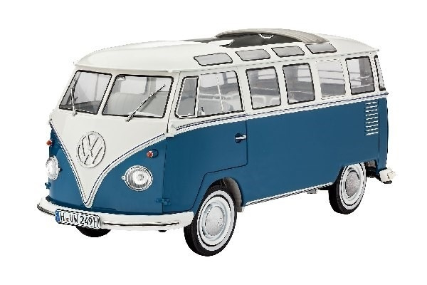 Revell Volkswagen T1 \'Samba Bus i gruppen SPORT, FRITID & HOBBY / Hobby / Plastmodeller / Biler hos TP E-commerce Nordic AB (A07869)