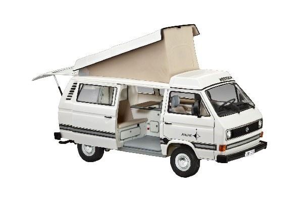 Revell Volkswagen T3 \'Camper\' i gruppen SPORT, FRITID & HOBBY / Hobby / Plastmodeller / Biler hos TP E-commerce Nordic AB (A07898)
