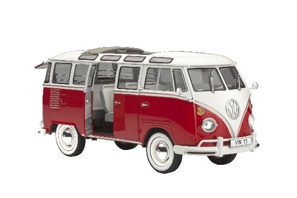 Revell VW T1 Samba-buss i gruppen SPORT, FRITID & HOBBY / Hobby / Plastmodeller / Biler hos TP E-commerce Nordic AB (A07899)