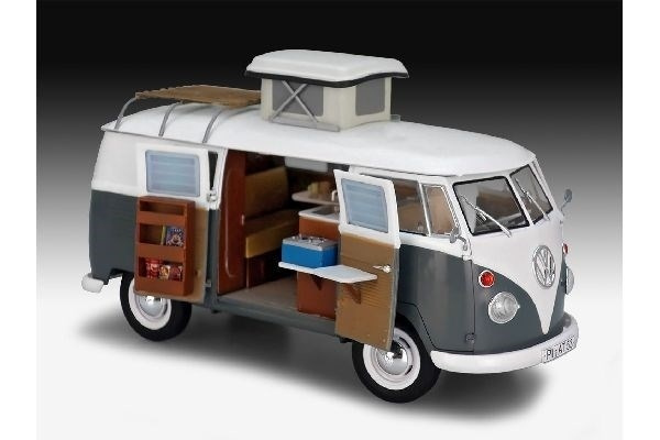 Revell 1:24 VW T1 Camper i gruppen SPORT, FRITID & HOBBY / Hobby / Plastmodeller / Biler hos TP E-commerce Nordic AB (A07931)