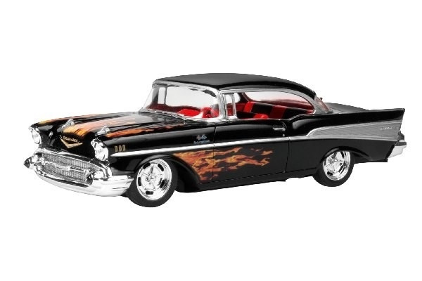 Revell 1957 Chevy Bel Air i gruppen SPORT, FRITID & HOBBY / Hobby / Plastmodeller / Biler hos TP E-commerce Nordic AB (A07956)