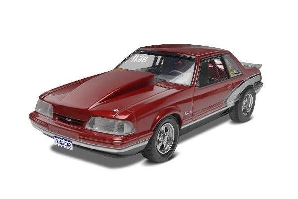Revell \'90 Mustang LX 5,0 Drag Racer i gruppen SPORT, FRITID & HOBBY / Hobby / Plastmodeller / Biler hos TP E-commerce Nordic AB (A07972)