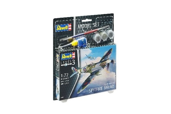 Revell Model Set Supermarine Spitfire M i gruppen SPORT, FRITID & HOBBY / Hobby / Plastmodeller / Startsett/Gavesett hos TP E-commerce Nordic AB (A08054)