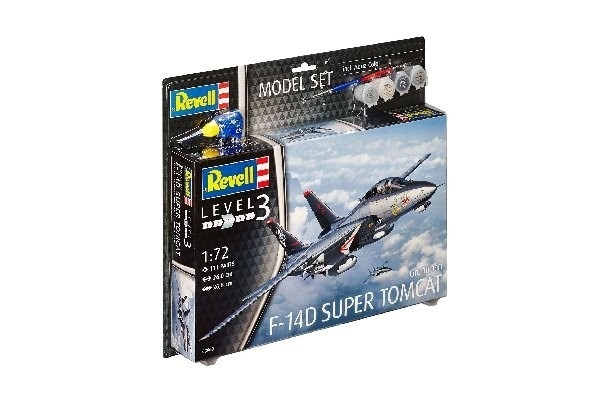 Revell Model Set F-14D Super Tomcat i gruppen SPORT, FRITID & HOBBY / Hobby / Plastmodeller / Startsett/Gavesett hos TP E-commerce Nordic AB (A08077)