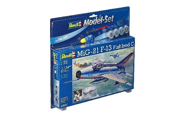 Revell Model Set MiG-21 F-13 Fishbed C i gruppen SPORT, FRITID & HOBBY / Hobby / Plastmodeller / Startsett/Gavesett hos TP E-commerce Nordic AB (A08079)