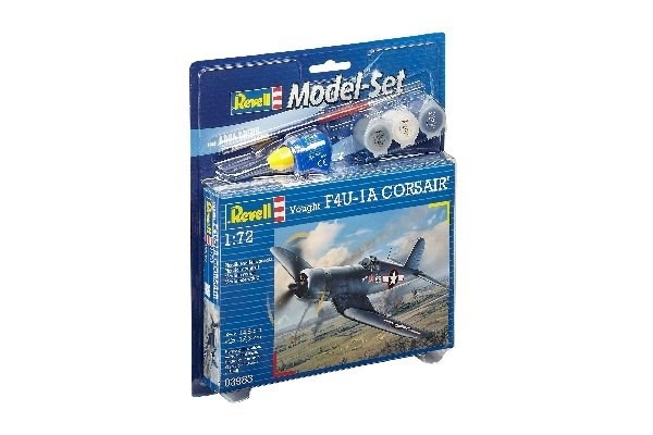 Revell Model Set Vought F4U-1D CORSAIR i gruppen SPORT, FRITID & HOBBY / Hobby / Plastmodeller / Startsett/Gavesett hos TP E-commerce Nordic AB (A08083)