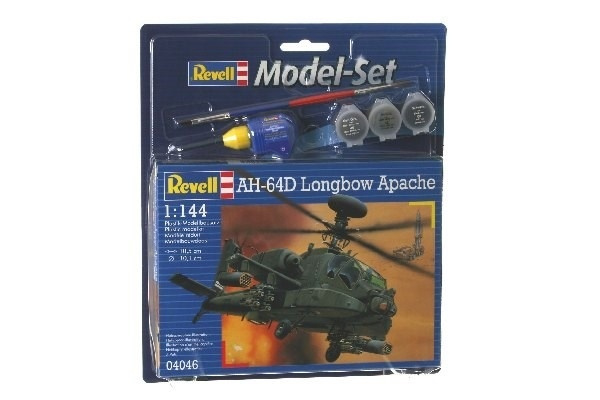 Revell Model Set AH-64D Longbow Apache i gruppen SPORT, FRITID & HOBBY / Hobby / Plastmodeller / Startsett/Gavesett hos TP E-commerce Nordic AB (A08091)