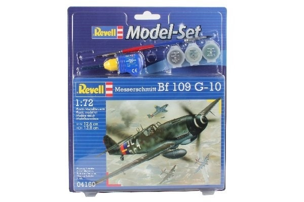Revell Model Set Messerschmitt Bf-109 i gruppen SPORT, FRITID & HOBBY / Hobby / Plastmodeller / Startsett/Gavesett hos TP E-commerce Nordic AB (A08097)