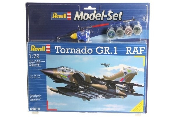 Revell Model Set Tornado GR,1 RAF i gruppen SPORT, FRITID & HOBBY / Hobby / Plastmodeller / Startsett/Gavesett hos TP E-commerce Nordic AB (A08103)