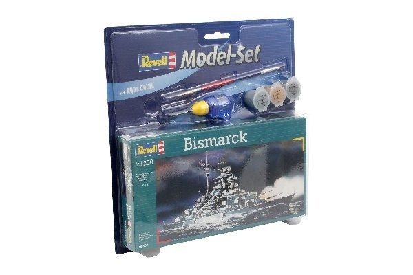 Revell Model Set Bismarck i gruppen SPORT, FRITID & HOBBY / Hobby / Plastmodeller / Startsett/Gavesett hos TP E-commerce Nordic AB (A08138)