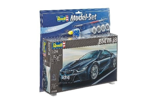 Revell Modellsett BMW i8 i gruppen SPORT, FRITID & HOBBY / Hobby / Plastmodeller / Startsett/Gavesett hos TP E-commerce Nordic AB (A08149)