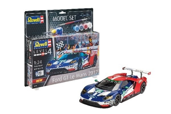 Revell Model Set Ford GT - Le Mans i gruppen SPORT, FRITID & HOBBY / Hobby / Plastmodeller / Startsett/Gavesett hos TP E-commerce Nordic AB (A08162)
