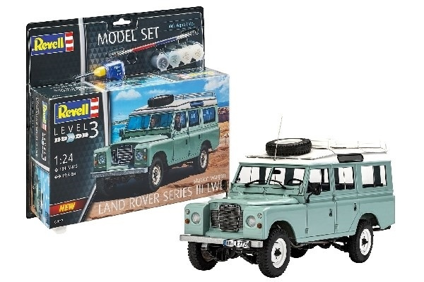Revell 1:24 Model Set Land Rover Series III i gruppen SPORT, FRITID & HOBBY / Hobby / Plastmodeller / Startsett/Gavesett hos TP E-commerce Nordic AB (A08167)