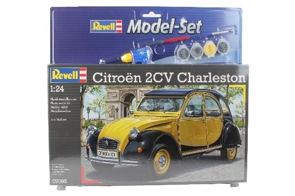 Revell Model Set Citroen 2CV i gruppen SPORT, FRITID & HOBBY / Hobby / Plastmodeller / Startsett/Gavesett hos TP E-commerce Nordic AB (A08175)