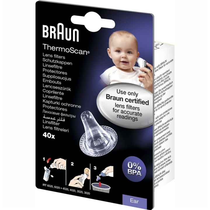 Braun Thermoscan Linsskydd LF 40 i gruppen HELSE OG SKJØNNHET / Helsepleie / Febertermometer hos TP E-commerce Nordic AB (A08355)