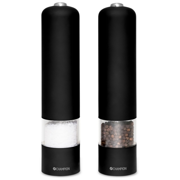 Champion salt- og pepperkvern SPK120 Matt svart i gruppen HJEM, HUS OG HAGE / Kjøkkenutstyr / Saltkverner og pepperkverner hos TP E-commerce Nordic AB (A08376)