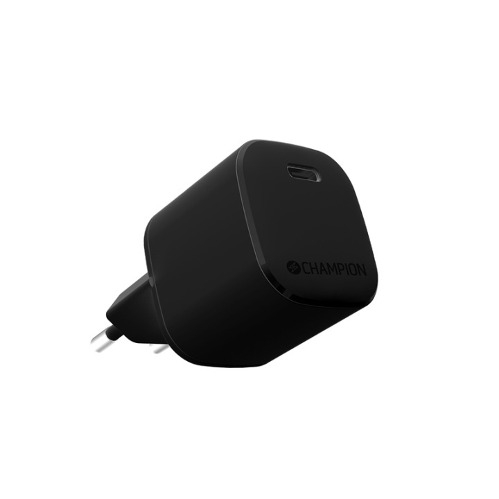 Champion Lader 20W PD Svart i gruppen Datautstyr / Kabler og adaptere / USB / USB-C hos TP E-commerce Nordic AB (A08377)