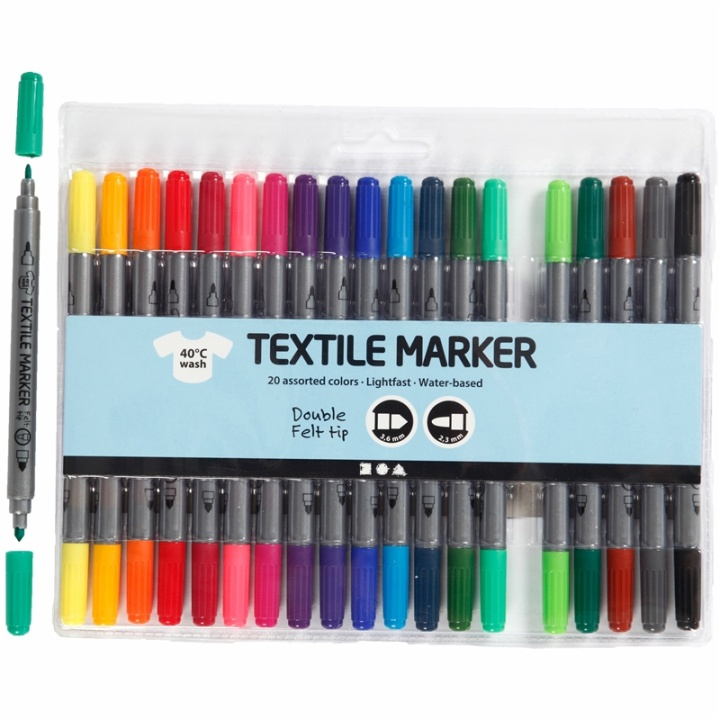 Colortime Tekstilblekk, standardfarger i gruppen SPORT, FRITID & HOBBY / Hobby / Male & Tegne / Penner, Fargestifter & Blekk hos TP E-commerce Nordic AB (A08384)
