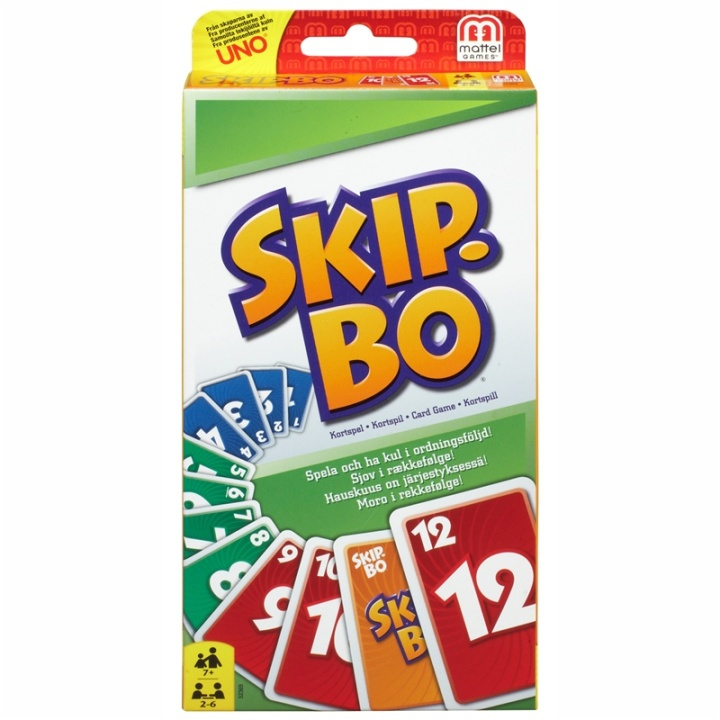 Mattel Games Skip-Bo kortspill i gruppen LEKER, BARN OG BABY / Spill / Barnespill hos TP E-commerce Nordic AB (A08552)