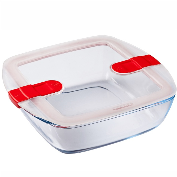 Pyrex Mikrobølgeovnsform med lokk 25x22cm/2,2L i gruppen HJEM, HUS OG HAGE / Kjøkkenutstyr / Ildfaste former hos TP E-commerce Nordic AB (A08596)