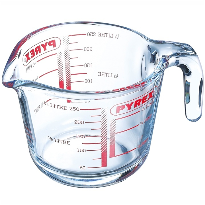 Pyrex Målekanne i glass 0,25L i gruppen HJEM, HUS OG HAGE / Kjøkkenutstyr / Baketilbehør hos TP E-commerce Nordic AB (A08601)