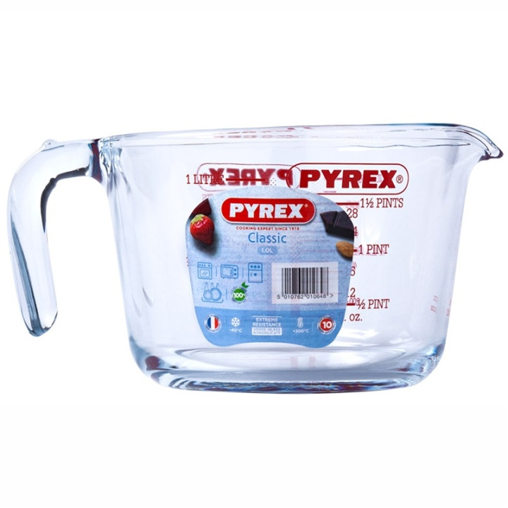 Pyrex Målekanne i glass 1,0L i gruppen HJEM, HUS OG HAGE / Kjøkkenutstyr / Baketilbehør hos TP E-commerce Nordic AB (A08603)