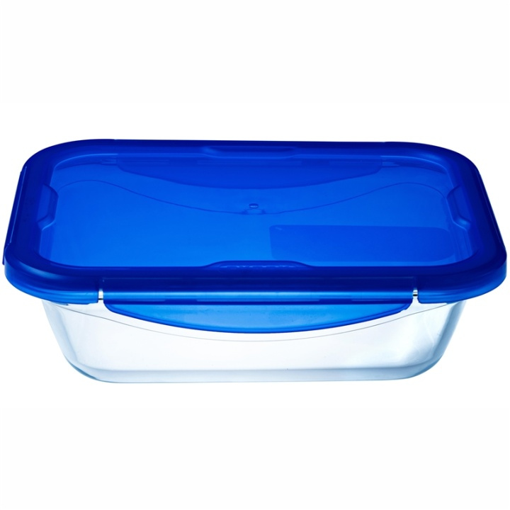 Pyrex Medium form med snap-on-lokk 4 26x19cm/1,7L i gruppen HJEM, HUS OG HAGE / Kjøkkenutstyr / Ildfaste former hos TP E-commerce Nordic AB (A08605)