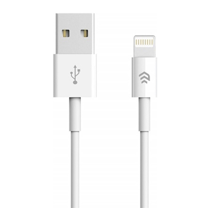 Devia Smart, Lightning-kabel (2,1A), 1 m, hvit i gruppen SMARTTELEFON & NETTBRETT / Ladere og Kabler / Kabler / Kabler Lightning hos TP E-commerce Nordic AB (A08705)