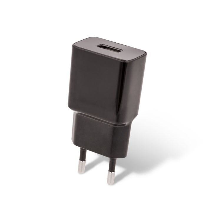 MXTC-01 Vegglader USB (1A), svart i gruppen SMARTTELEFON & NETTBRETT / Ladere og Kabler / Vegglader / Vegglader USB hos TP E-commerce Nordic AB (A08733)