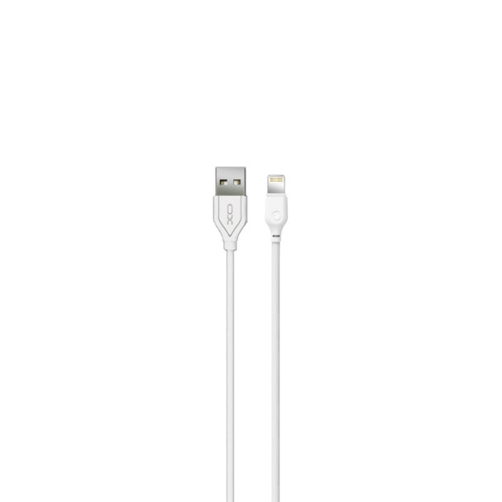 XO NB103 USB - Lightning-kabel (2,1A) 1 m, hvit i gruppen SMARTTELEFON & NETTBRETT / Ladere og Kabler / Kabler / Kabler Lightning hos TP E-commerce Nordic AB (A08751)