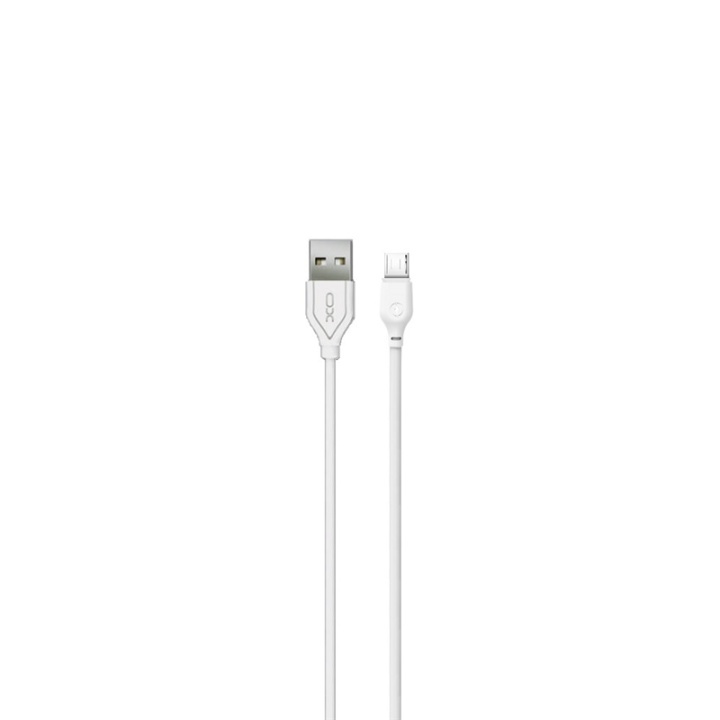 XO NB103 USB - microUSB-kabel (2,1A) 1m, Vit i gruppen SMARTTELEFON & NETTBRETT / Ladere og Kabler / Kabler / Kabler microUSB hos TP E-commerce Nordic AB (A08754)