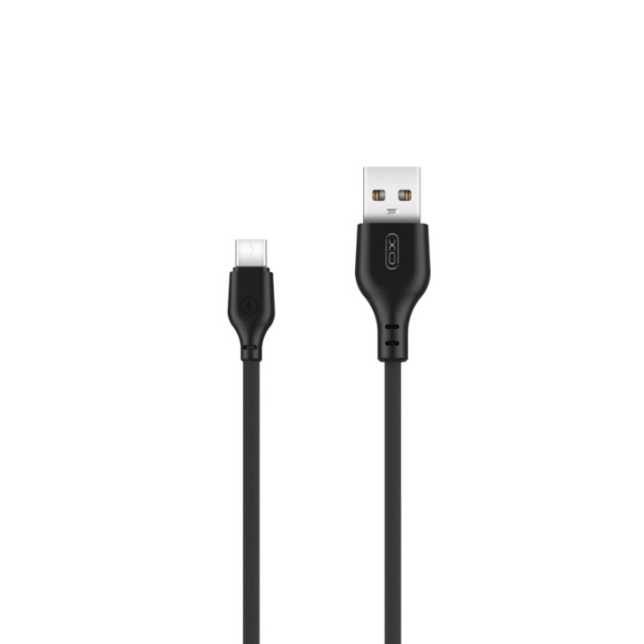 XO NB103 USB - USB-C Kabel (2,1A) 1m, Svart i gruppen SMARTTELEFON & NETTBRETT / Ladere og Kabler / Kabler / Kabler type C hos TP E-commerce Nordic AB (A08756)