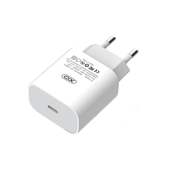 Xo L40 ultrahurtig vegglader (18 W PD 3.0), hvit i gruppen SMARTTELEFON & NETTBRETT / Ladere og Kabler / Vegglader / Vegglader Type C hos TP E-commerce Nordic AB (A08766)