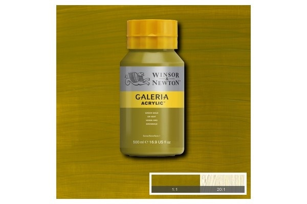 Galeria Acrylic 500Ml Green Gold 294 i gruppen SPORT, FRITID & HOBBY / Hobby / Male & Tegne / Kunstnerfarger / Akryl hos TP E-commerce Nordic AB (A08796)