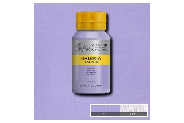 Galeria Akryl 500 ml blek fiolett 444 i gruppen SPORT, FRITID & HOBBY / Hobby / Male & Tegne / Kunstnerfarger / Akryl hos TP E-commerce Nordic AB (A08808)