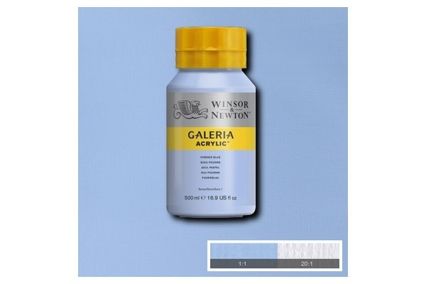 Galeria Acrylic 500Ml Powder Blue 446 i gruppen SPORT, FRITID & HOBBY / Hobby / Male & Tegne / Kunstnerfarger / Akryl hos TP E-commerce Nordic AB (A08809)