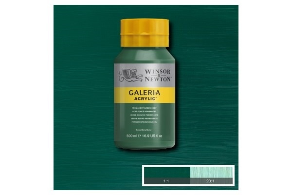 Galeria Acrylic 500Ml Perm Green Deep 482 i gruppen SPORT, FRITID & HOBBY / Hobby / Male & Tegne / Kunstnerfarger / Akryl hos TP E-commerce Nordic AB (A08814)