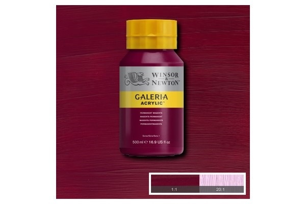 Galeria Akryl 500 ml Perm Magenta 488 i gruppen SPORT, FRITID & HOBBY / Hobby / Male & Tegne / Kunstnerfarger / Akryl hos TP E-commerce Nordic AB (A08817)