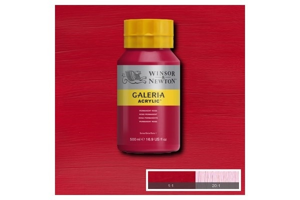 Galeria Akryl 500 ml Perm Rose 502 i gruppen SPORT, FRITID & HOBBY / Hobby / Male & Tegne / Kunstnerfarger / Akryl hos TP E-commerce Nordic AB (A08818)