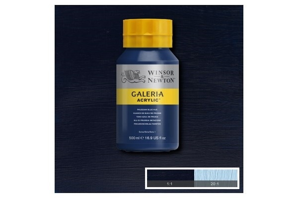 Galeria Akryl 500 ml prøyssisk blå fargetone 541 i gruppen SPORT, FRITID & HOBBY / Hobby / Male & Tegne / Kunstnerfarger / Akryl hos TP E-commerce Nordic AB (A08824)