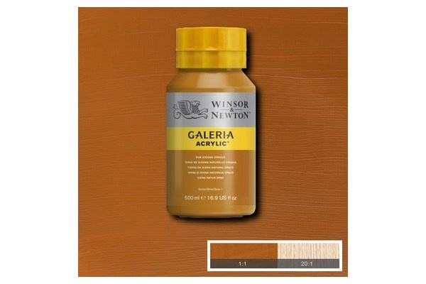 Galeria Akryl 500 ml rå sienna opak 553 i gruppen SPORT, FRITID & HOBBY / Hobby / Male & Tegne / Kunstnerfarger / Akryl hos TP E-commerce Nordic AB (A08826)