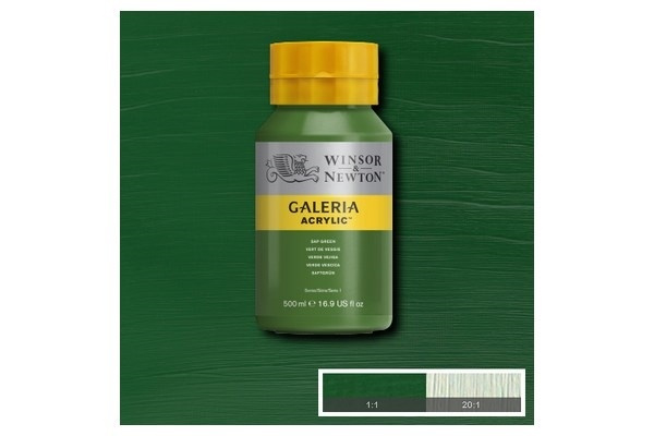 Galeria Acrylic 500Ml Sap Green 599 i gruppen SPORT, FRITID & HOBBY / Hobby / Male & Tegne / Kunstnerfarger / Akryl hos TP E-commerce Nordic AB (A08829)