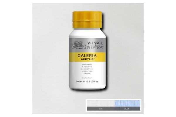 Galeria Akryl 500 ml titanhvit 644 i gruppen SPORT, FRITID & HOBBY / Hobby / Male & Tegne / Kunstnerfarger / Akryl hos TP E-commerce Nordic AB (A08831)