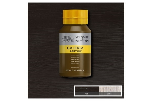 Galeria Acrylic 500Ml Vandyke Brown 676 i gruppen SPORT, FRITID & HOBBY / Hobby / Male & Tegne / Kunstnerfarger / Akryl hos TP E-commerce Nordic AB (A08834)