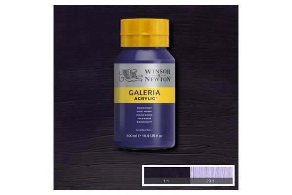 Winsor Galeria Akryl 500 ml Fiolett 728 i gruppen SPORT, FRITID & HOBBY / Hobby / Male & Tegne / Kunstnerfarger / Akryl hos TP E-commerce Nordic AB (A08837)